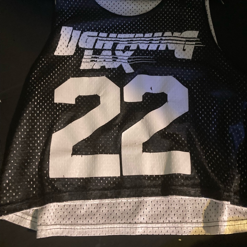 Tank top lightning lax #22 jersey size large